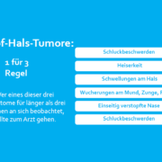 Kopf-Hals-Tumor 1 für 3 Regel