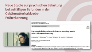 Präsentation_PK zur Studie zur psychischen Belastung bei Auffälligkeiten in der Gebärmutterhalskrebsvorsorge